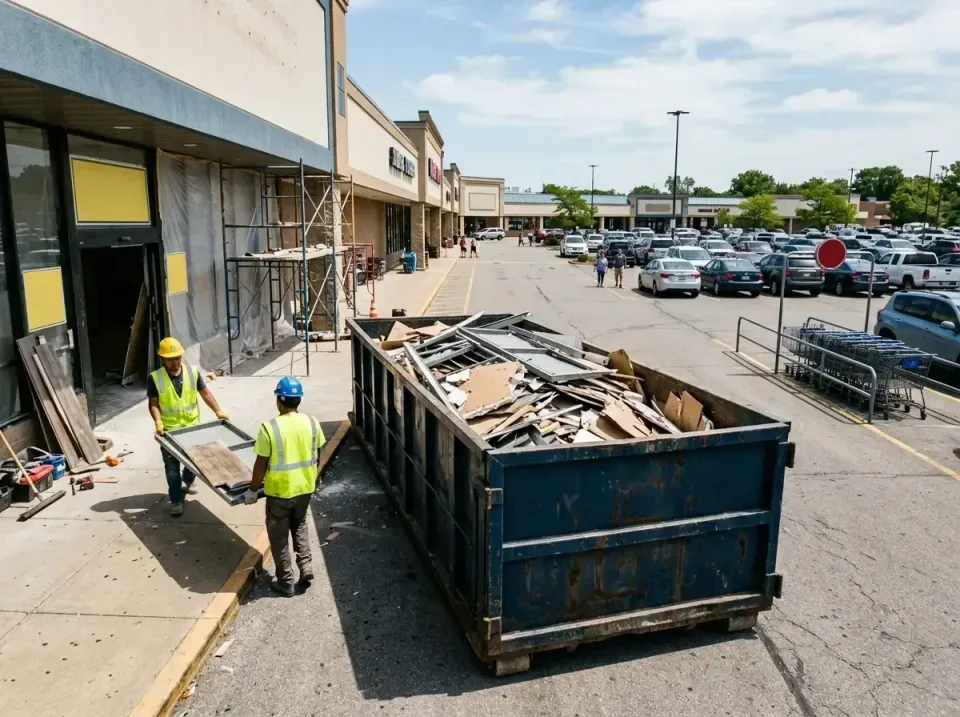 retail-store-renovation-debris-003 — frequently asked questions, Roll-off Dumpster Rentals in Lavon, TX